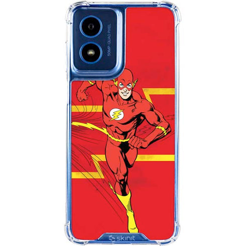 DC Comics Jagged Flash Moto G 5G (2024) Clear Case